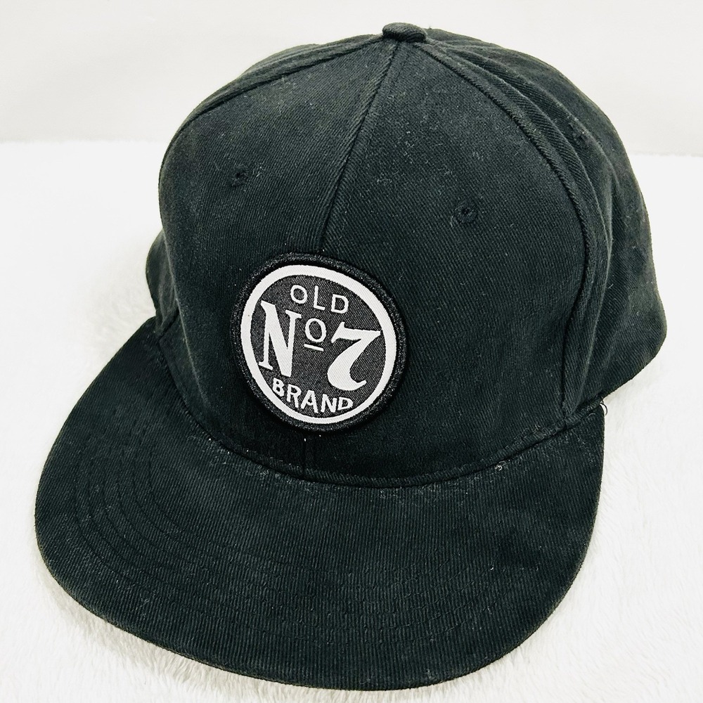 Jack Daniel's Old No. 7 Brand Drink Hat Cap Stretch Flex One Size Black Outdoors